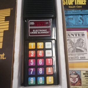 Vintage 1979 Stop Thief Board Game Parker Brothers 100% Complete Working Electronic Scanner