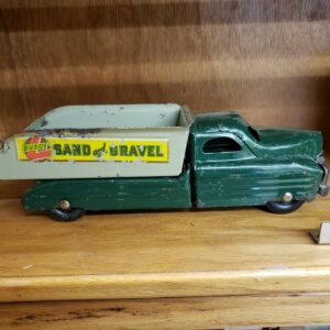 Buddy L Dump Truck Vintage Pressed Steel Sand and Gravel Construction Toy Truck Collectible