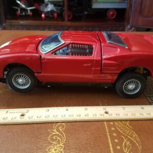2 Vintage BANDAI 4190 Ford GT Battery-Operated Tin Toy – Japan, Old, Rare
