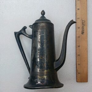 Antique Sheffield Plate 1111 Silver Plated Tea Pot Vintage Ornate Teapot Collectible