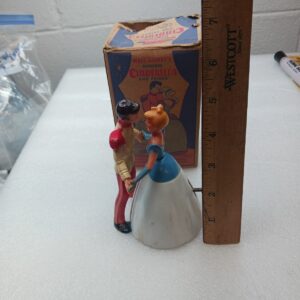 Vintage Irwin Walt Disney Waltzing Dancing Cinderella and Prince Wind-Up Toy – With Original Box – Classic Mid Century Disney Collectible