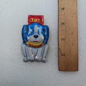 Vintage 1950s Tin Dog Clicker Toy – Made in Japan Puppy Dog Tin Clicker – Classic Mid Century Tin Toy Collectible