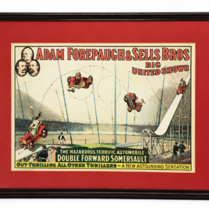 Vintage Circus Advertising Adam Forepaugh & Sells Bros 1960 Circus World Circus