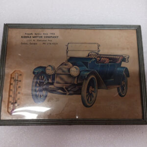 Vintage Riddle Motor Company Advertisement Automotive Memorabilia Collectible Sign Ad